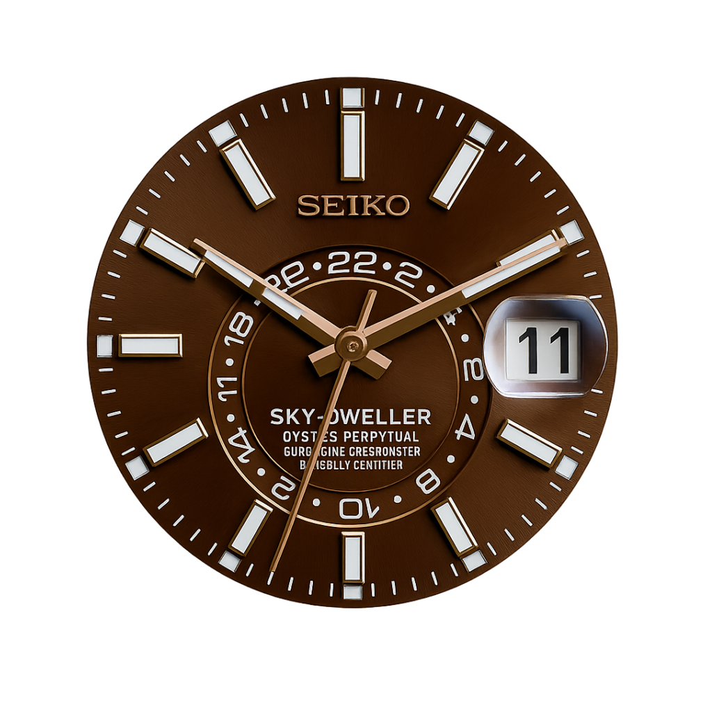 Skydweller brown dial
