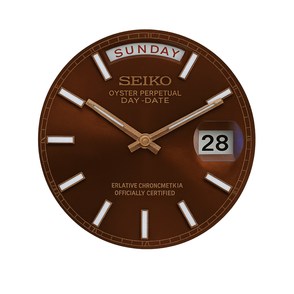 Brown dial daydate