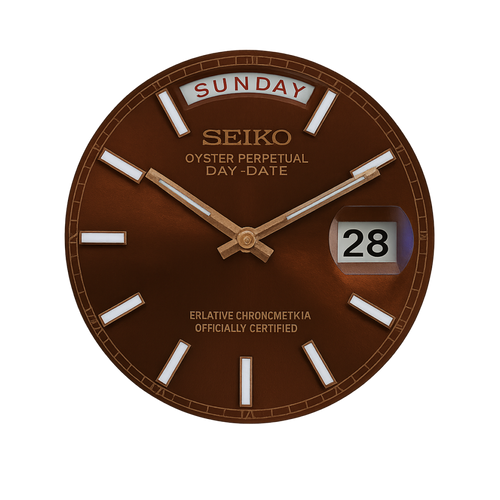 Brown dial daydate