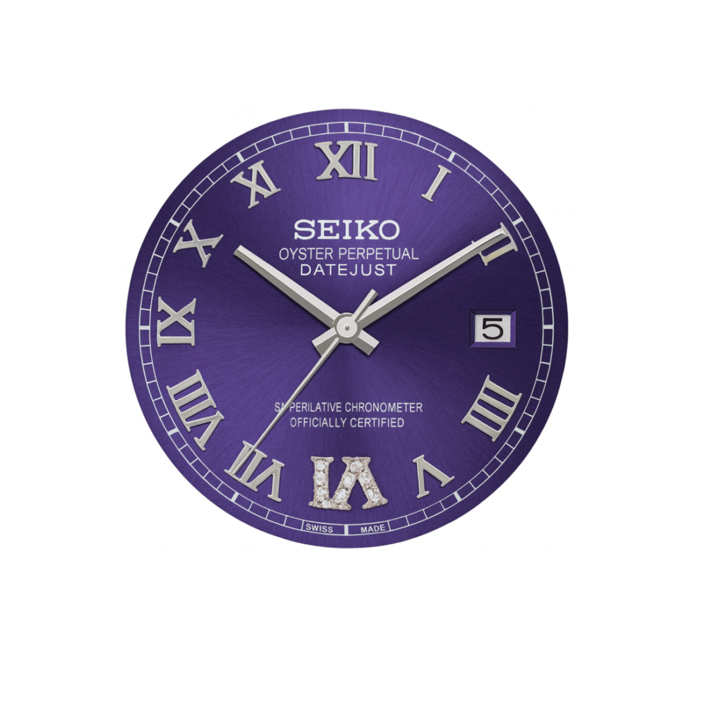 Lady purple roman dial