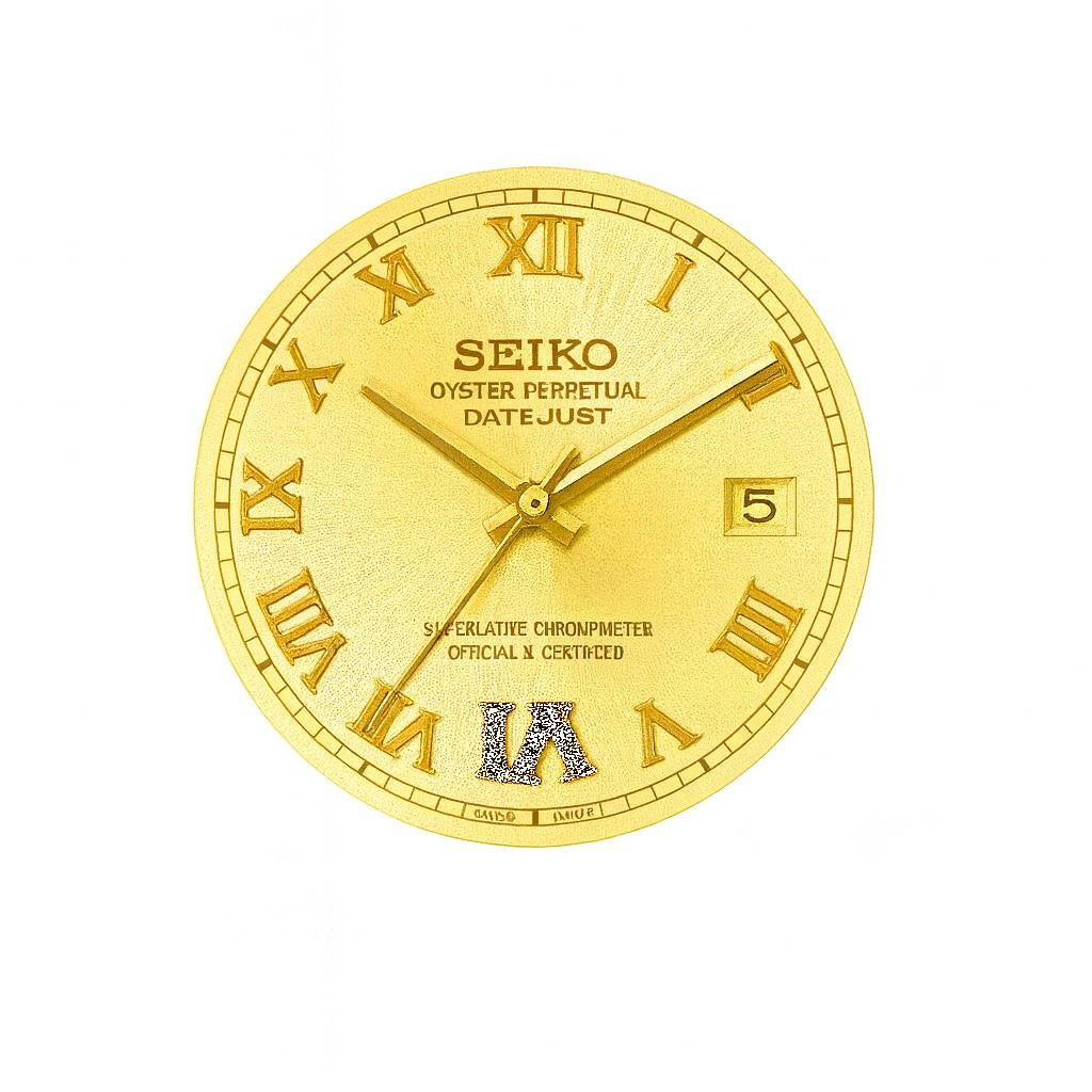 Lady full gold roman dial