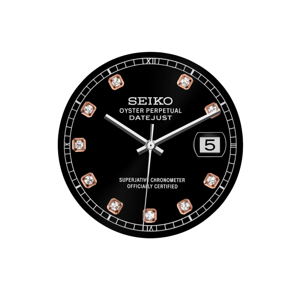 Black rose gold gem