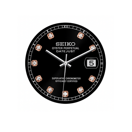 Black rose gold gem
